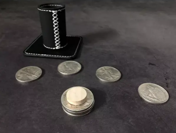 Cylinder and Coins by Oliver Magic