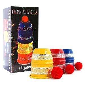 Cups & Balls - Elegance / Becherspiel Aluminium bunt
